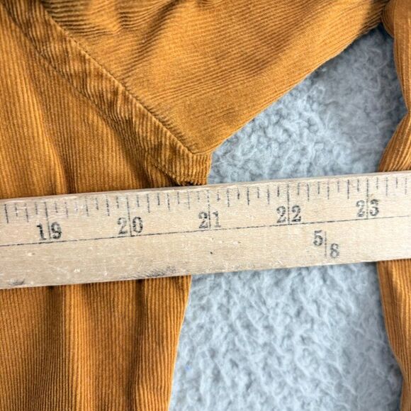 Uniqlo Shirt Mens Size XS Mustard Corduroy Long Sleeve - Picture 5 of 9